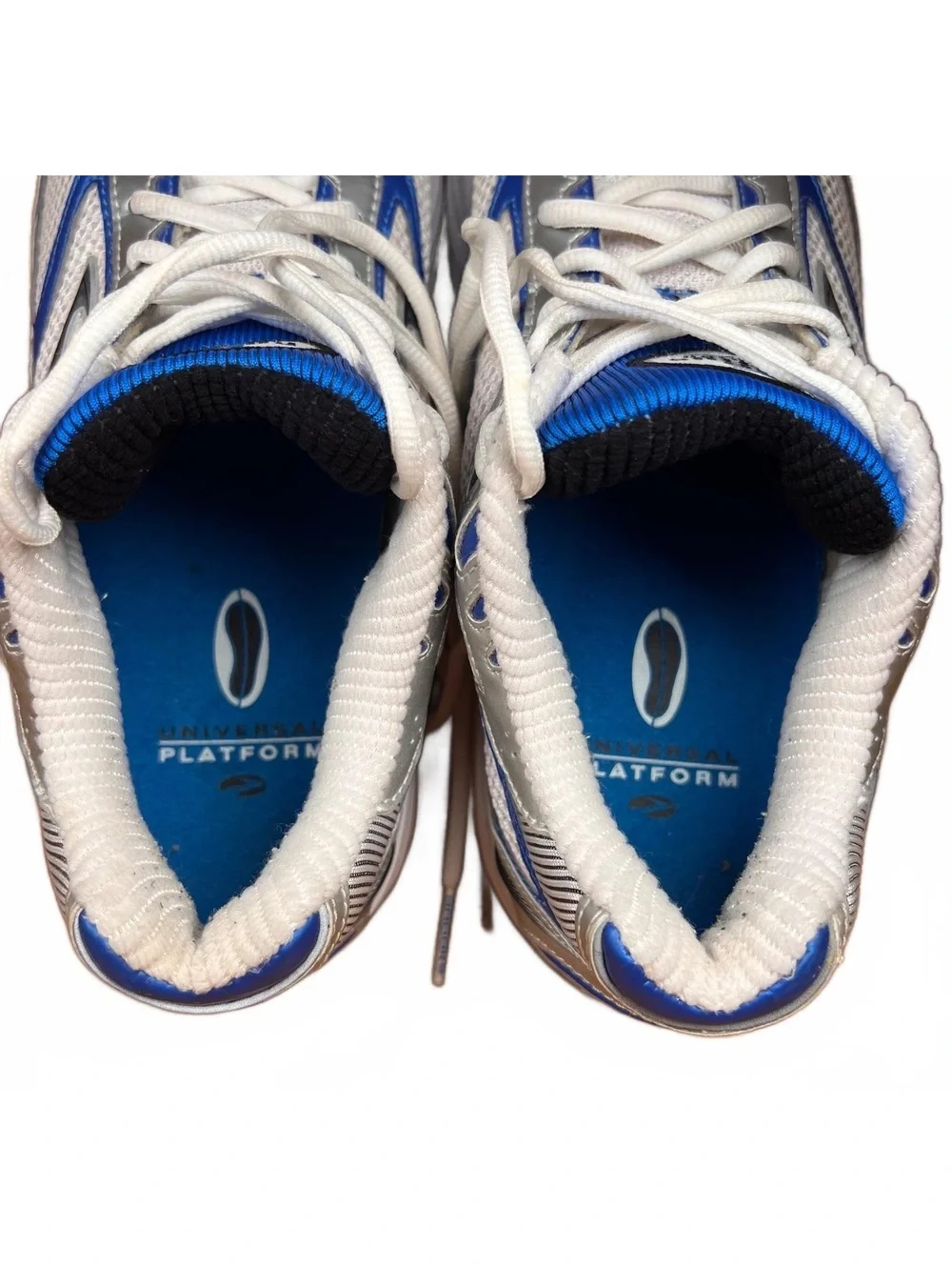 Brooks Radius Cushion Running Shoes - Men's Size 9.5 D White and Blue